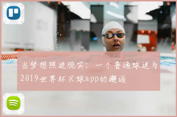 当梦想照进现实:一个普通球迷与2019世界杯买球app的邂逅