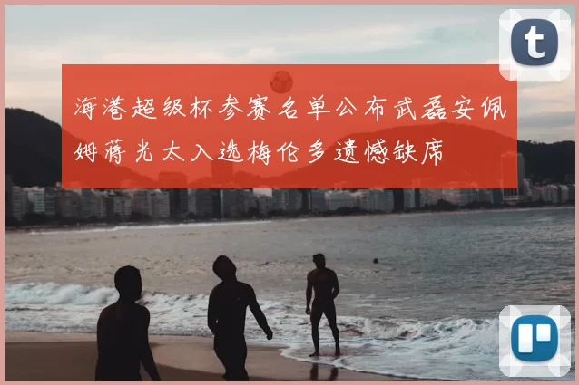 海港超级杯参赛名单公布武磊安佩姆蒋光太入选梅伦多遗憾缺席