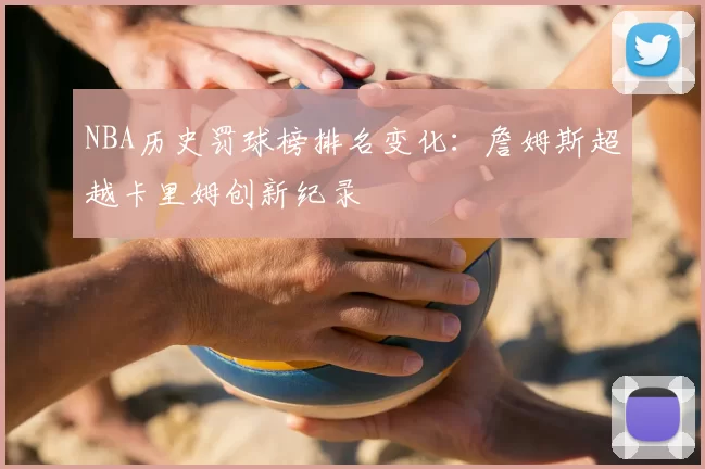 NBA历史罚球榜排名变化：詹姆斯超越卡里姆创新纪录