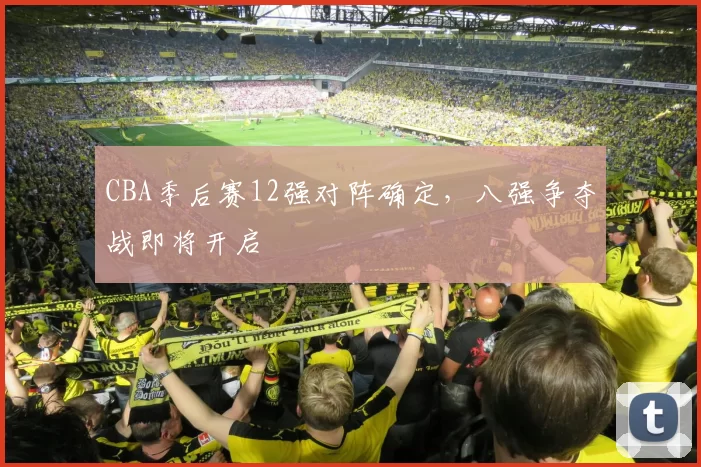 CBA季后赛12强对阵确定,八强争夺战即将开启